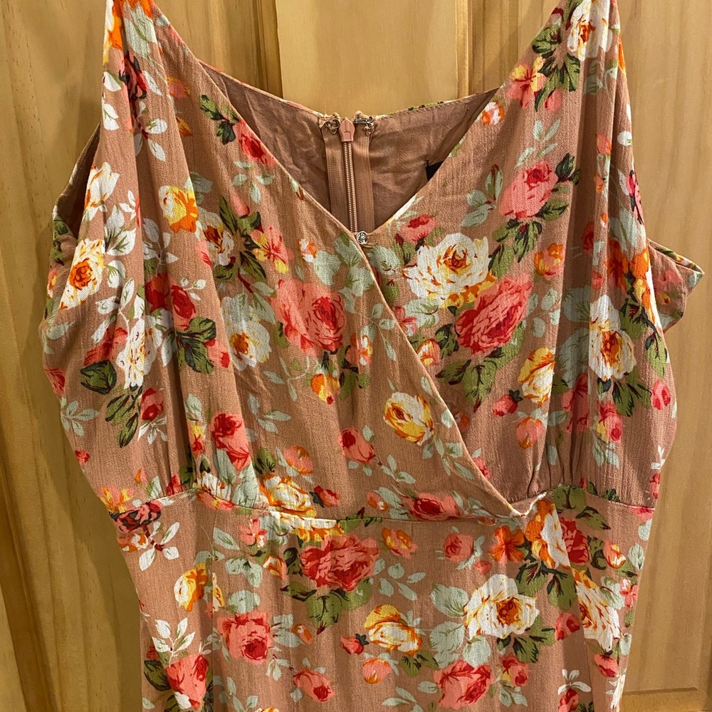 Lulus floral maxi dress